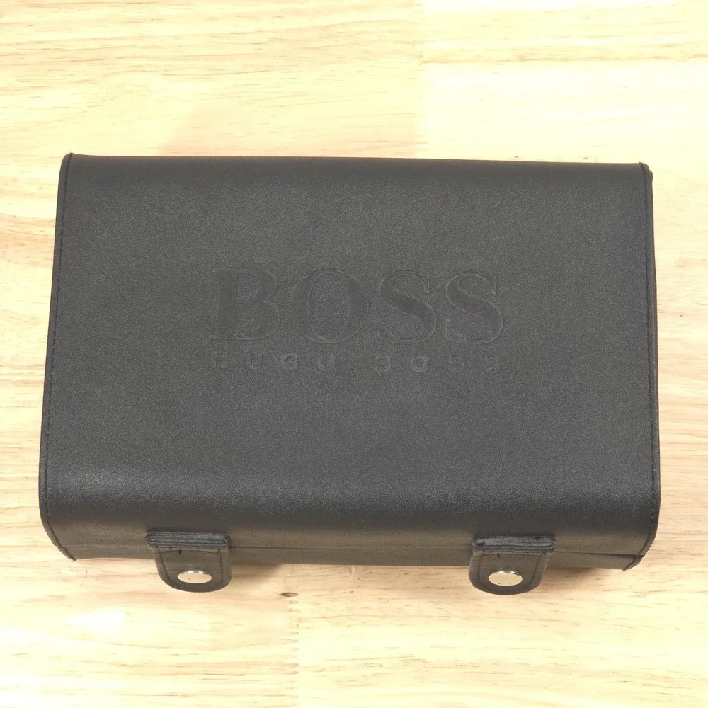 Empty Boss Hugo Boss Gift Box w/ Velvet Interior Snap Closure Roughly 8 x 5 x 3